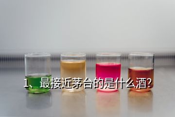 1、最接近茅臺的是什么酒？
