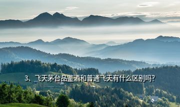 3、飛天茅臺(tái)品鑒酒和普通飛天有什么區(qū)別嗎？