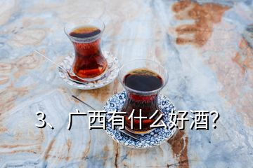 3、廣西有什么好酒？