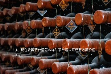1、現在收藏茅臺酒怎么樣？茅臺酒未來還有收藏價值嗎？