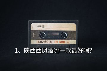 1、陜西西鳳酒哪一款最好喝？