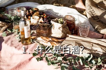 1、什么是白酒？