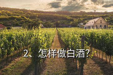 2、怎樣做白酒？