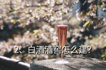 2、白酒酒窖怎么建？