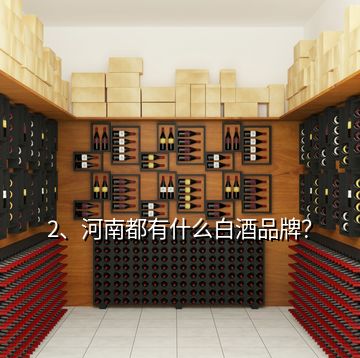2、河南都有什么白酒品牌？