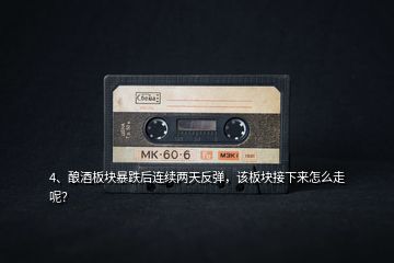 4、釀酒板塊暴跌后連續(xù)兩天反彈，該板塊接下來怎么走呢？