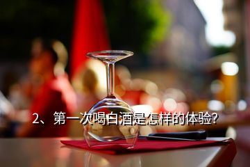 2、第一次喝白酒是怎樣的體驗(yàn)？