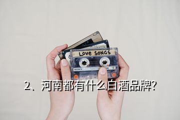 2、河南都有什么白酒品牌？