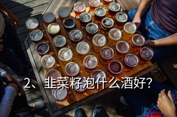 2、韭菜籽泡什么酒好？