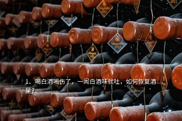 1、喝白酒喝傷了，一聞白酒味就吐，如何恢復酒量？