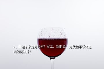 2、白酒未來走勢如何？軍工、新能源、光伏和半導(dǎo)體之間如何決擇？