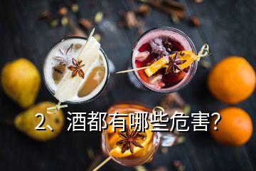 2、酒都有哪些危害？