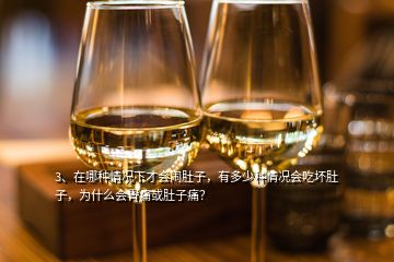 3、在哪種情況下才會鬧肚子，有多少種情況會吃壞肚子，為什么會胃痛或肚子痛？