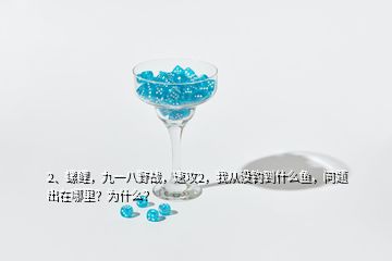2、螺鯉，九一八野戰(zhàn)，速攻2，我從沒釣到什么魚，問題出在哪里？為什么？