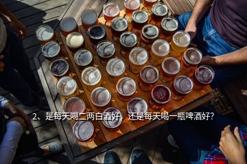 2、是每天喝二兩白酒好，還是每天喝一瓶啤酒好？