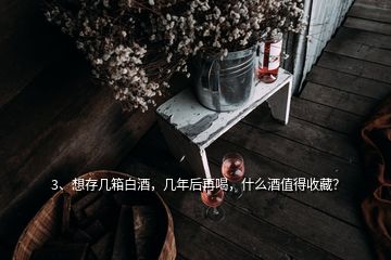 3、想存幾箱白酒，幾年后再喝，什么酒值得收藏？