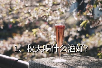 1、秋天喝什么酒好？