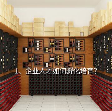 1、企業(yè)人才如何孵化培育？