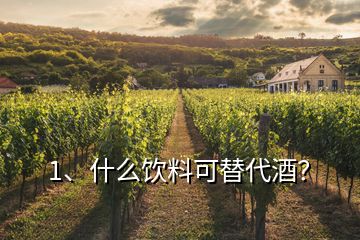 1、什么飲料可替代酒？