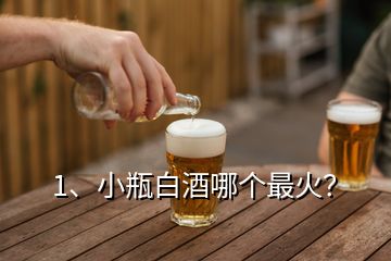 1、小瓶白酒哪個(gè)最火？