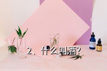 2、什么叫酒？