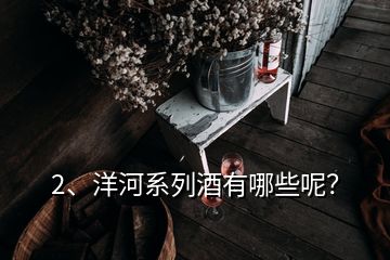 2、洋河系列酒有哪些呢？