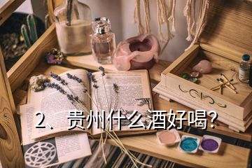 2、貴州什么酒好喝？