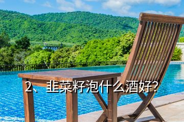 2、韭菜籽泡什么酒好？