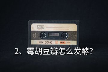 2、霉胡豆瓣怎么發(fā)酵？