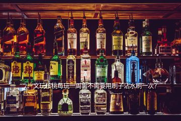 2、文玩核桃每玩一周需不需要用刷子沾水刷一次？