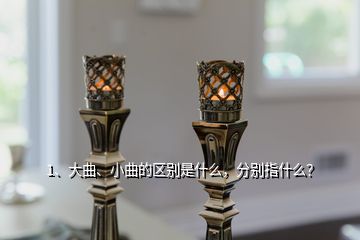 1、大曲、小曲的區(qū)別是什么，分別指什么？