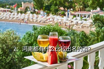 2、河南都有什么比較出名的酒？