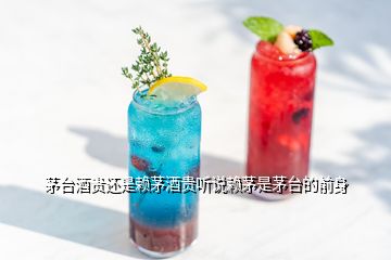 茅臺(tái)酒貴還是賴茅酒貴聽(tīng)說(shuō)賴茅是茅臺(tái)的前身