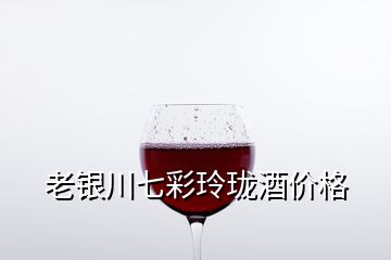 老銀川七彩玲瓏酒價格