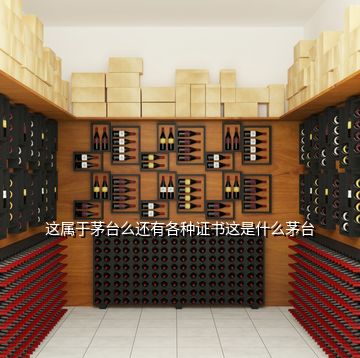 這屬于茅臺么還有各種證書這是什么茅臺