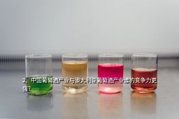 2、中國葡萄酒產(chǎn)業(yè)與澳大利亞葡萄酒產(chǎn)業(yè)誰的競爭力更強？