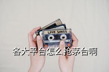 各大平臺怎么搶茅臺啊