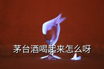 茅臺(tái)酒喝起來怎么呀