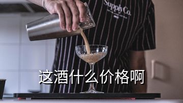 這酒什么價(jià)格啊