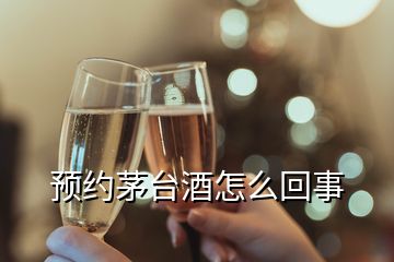 預(yù)約茅臺酒怎么回事