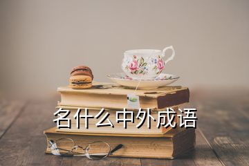 名什么中外成語(yǔ)