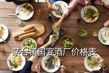 茅臺鎮(zhèn)國宴酒廠價格表