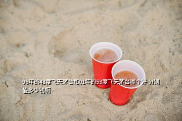 96年的43度飛天茅臺和01年的53度飛天茅臺哪個(gè)好 分別值多少錢啊