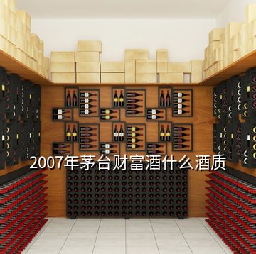 2007年茅臺財(cái)富酒什么酒質(zhì)