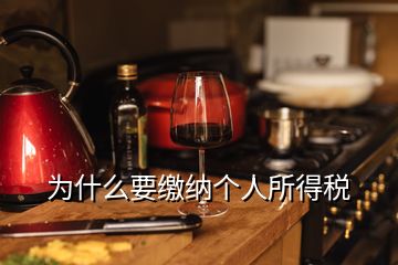 為什么要繳納個人所得稅