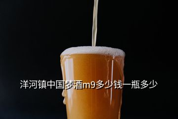 洋河鎮(zhèn)中國(guó)夢(mèng)酒m9多少錢(qián)一瓶多少
