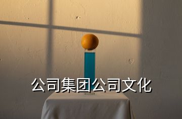 公司集團(tuán)公司文化