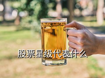股票星級代表什么