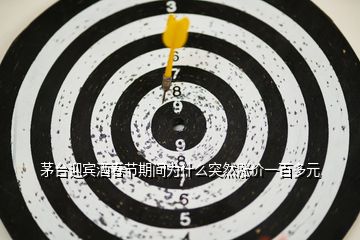 茅臺迎賓酒春節(jié)期間為什么突然漲價(jià)一百多元