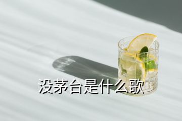 沒茅臺(tái)是什么歌